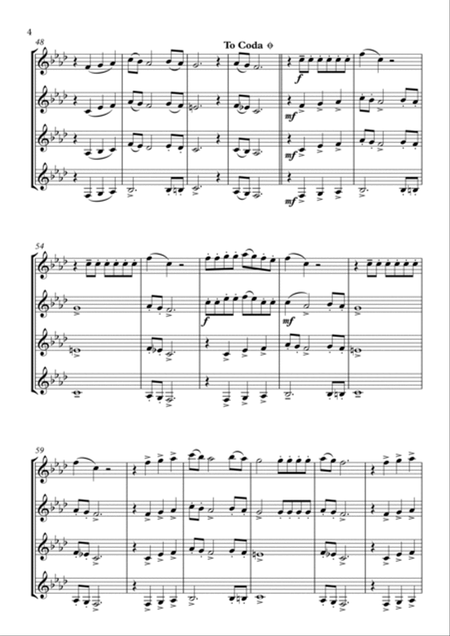 Industry Baby Woodwind Quartet scores gallery preview page 4