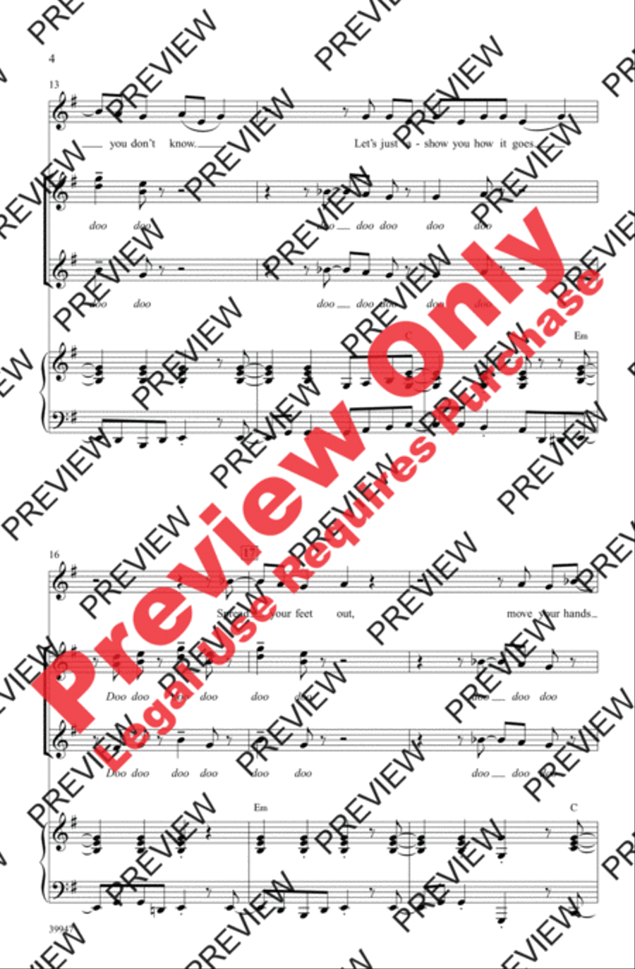 Jump Jump Women's Choir scores gallery preview page 4