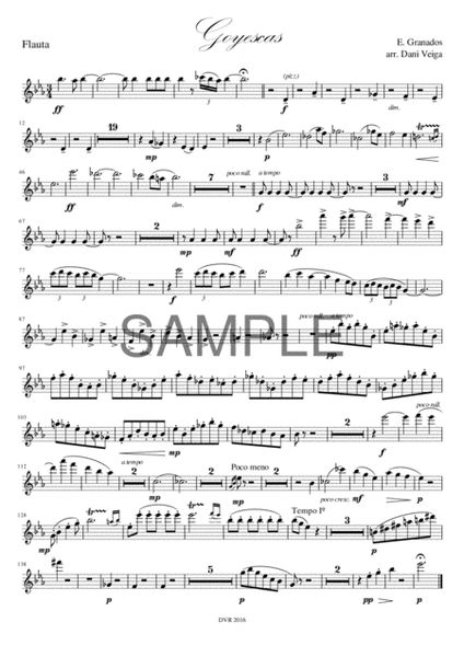 Goyescas for Flute, Oboe, Clarinet and Bassoon image number null