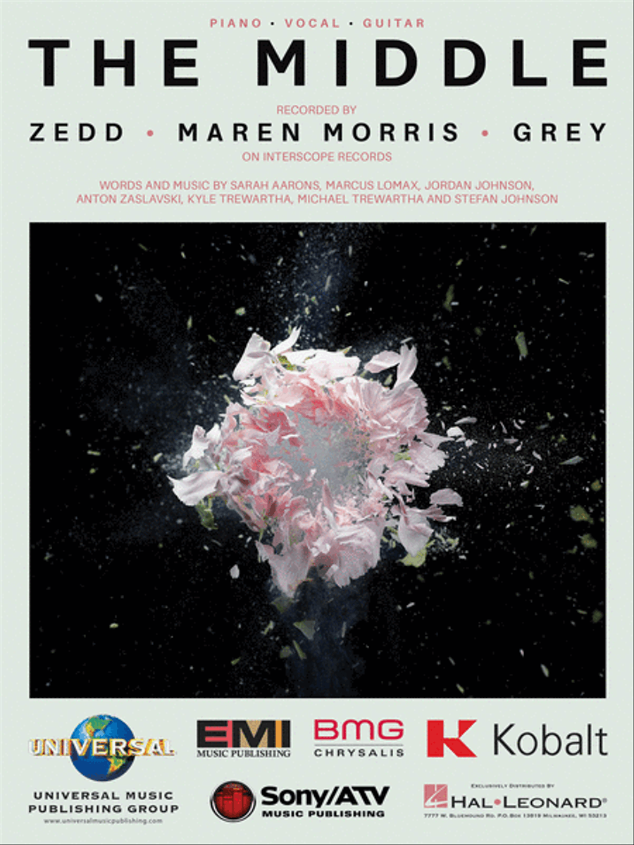 The Middle The Middle Piano, Vocal, Guitar scores gallery preview page 1