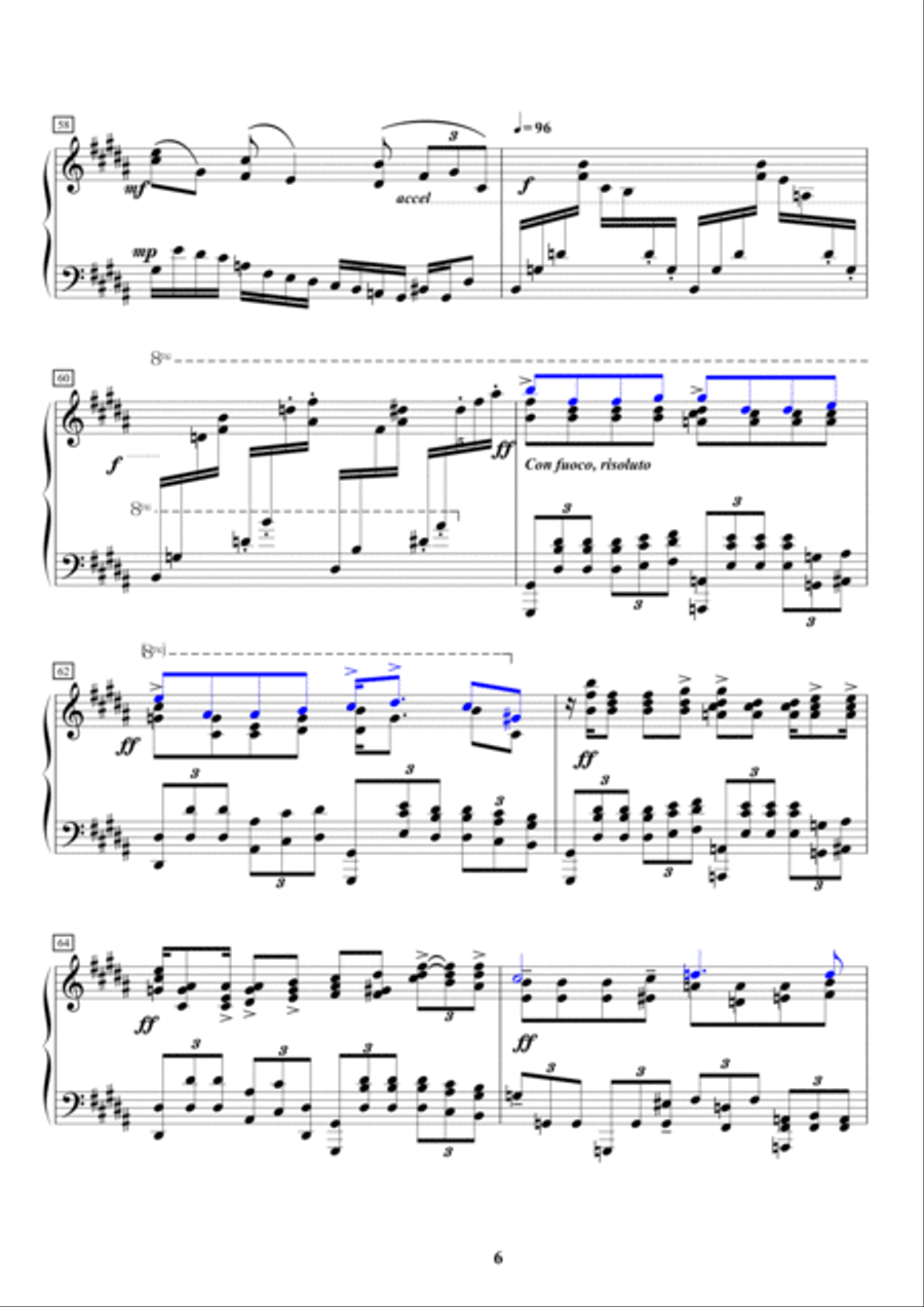 Perspectives on Healing: for solo piano Piano Solo scores gallery preview page 6