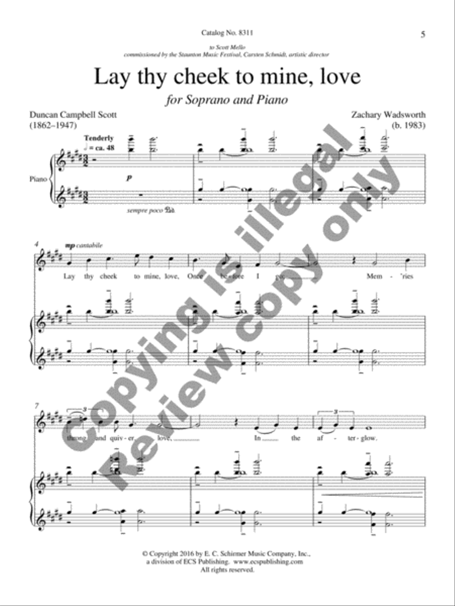 Collected Songs for Soprano and Piano Soprano Voice scores gallery preview page 4
