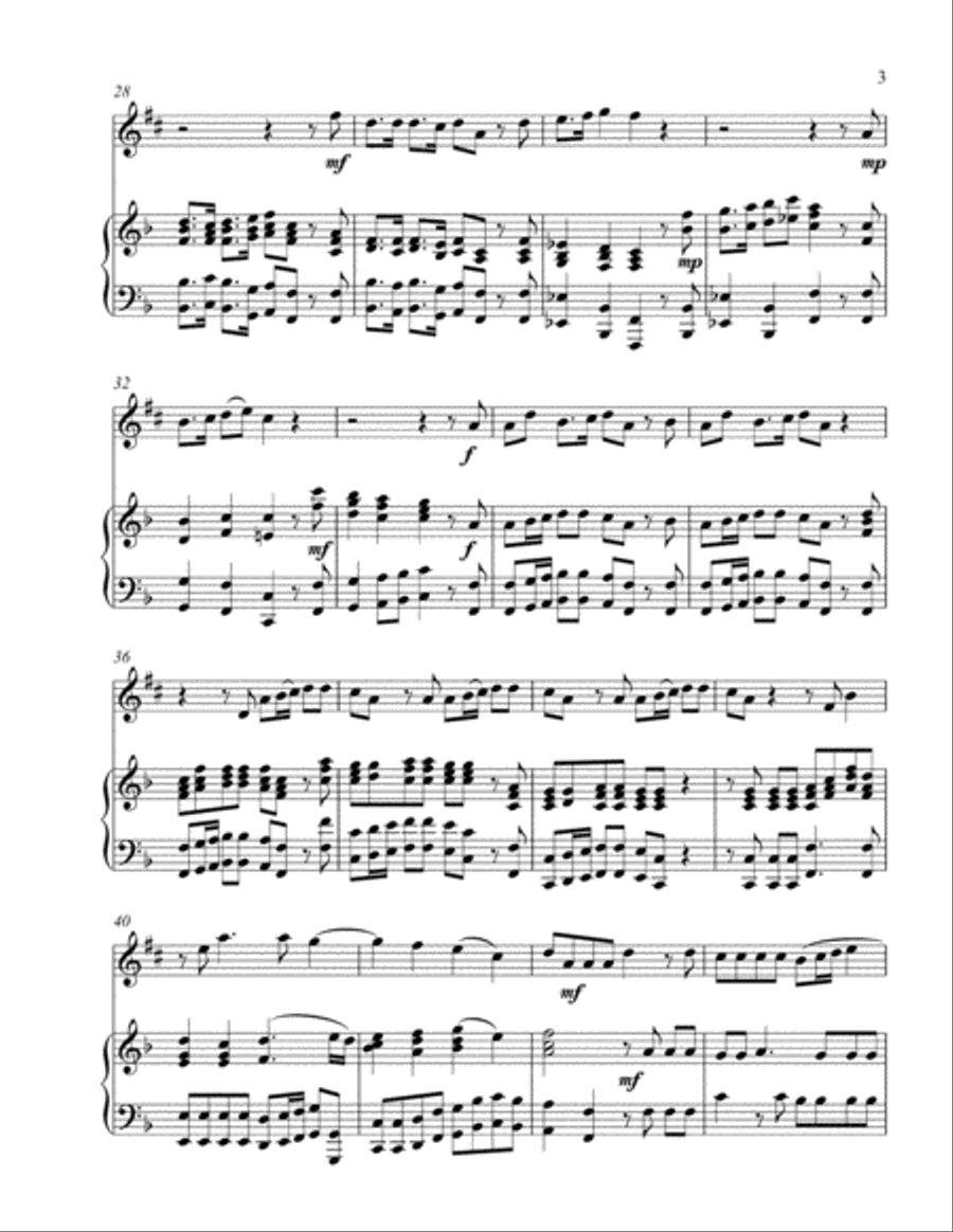 Lift Up Ye Heads O Ye Gates (treble Eb instrument solo) Alto Saxophone scores gallery preview page 4