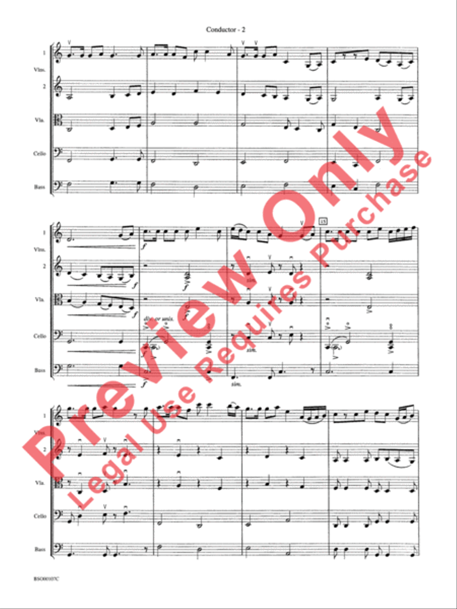 Londonderry Suite String Orchestra scores gallery preview page 4