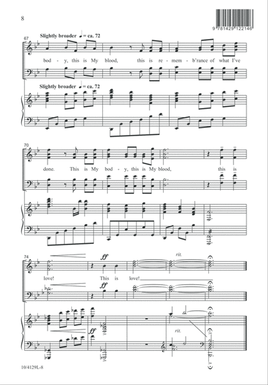 This Is Love 4-Part scores gallery preview page 8