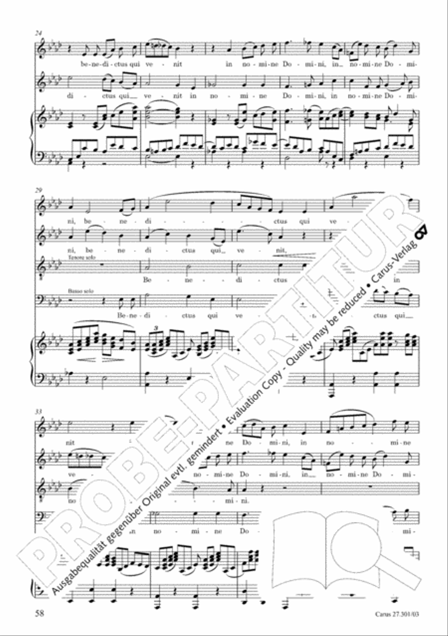Requiem in F minor Requiem in F minor 4-Part scores gallery preview page 63