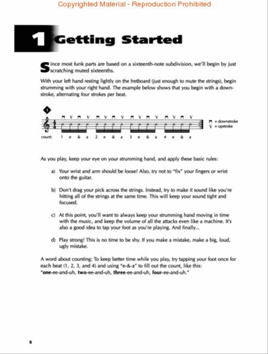 Funk Guitar Electric Guitar scores gallery preview page 2