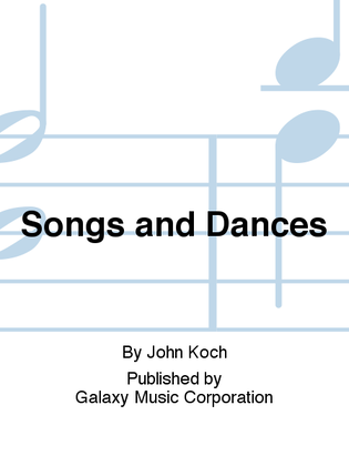 Book cover for Songs and Dances