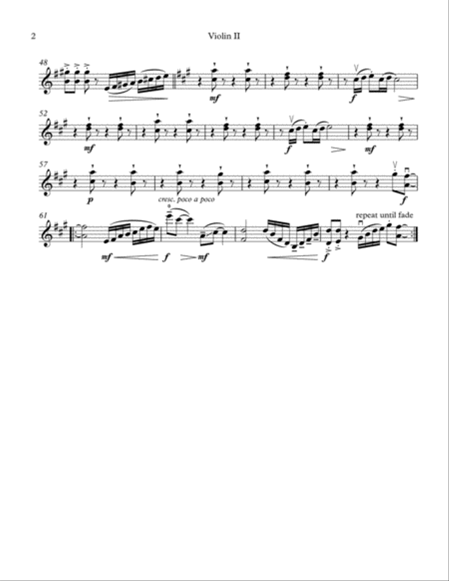 My Girl My Girl String Quartet scores gallery preview page 4