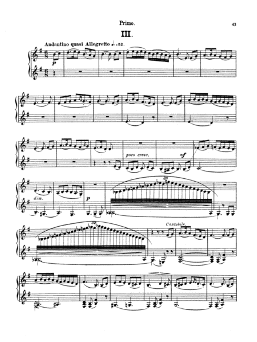 Rimsky-Korsakov: Scheherazade (Suite Symphonique, Op. 35) Piano Duet scores gallery preview page 2