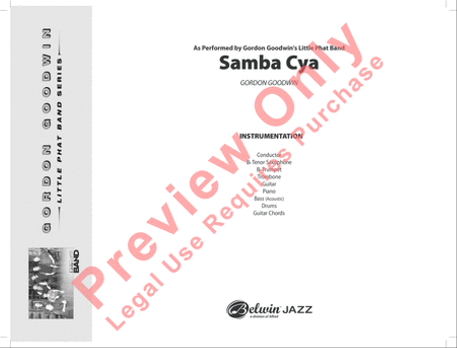 Samba Cya Samba Cya Jazz Ensemble scores gallery preview page 2