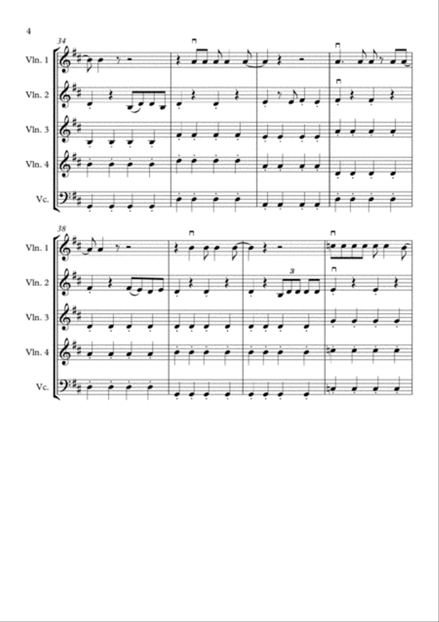 Hi Ho Silver Lining Small Ensemble scores gallery preview page 4