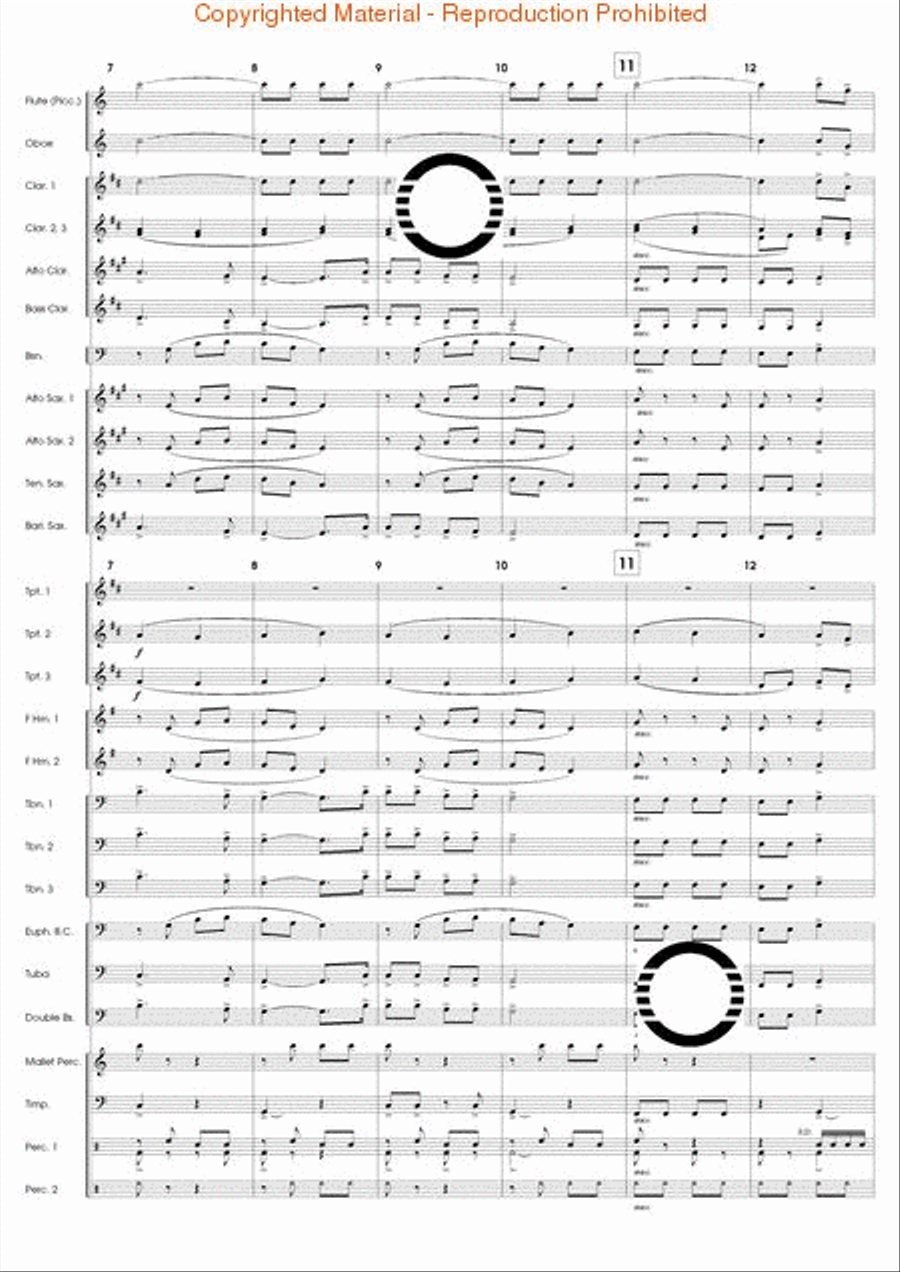 Articulation Studies Concert Band scores gallery preview page 22