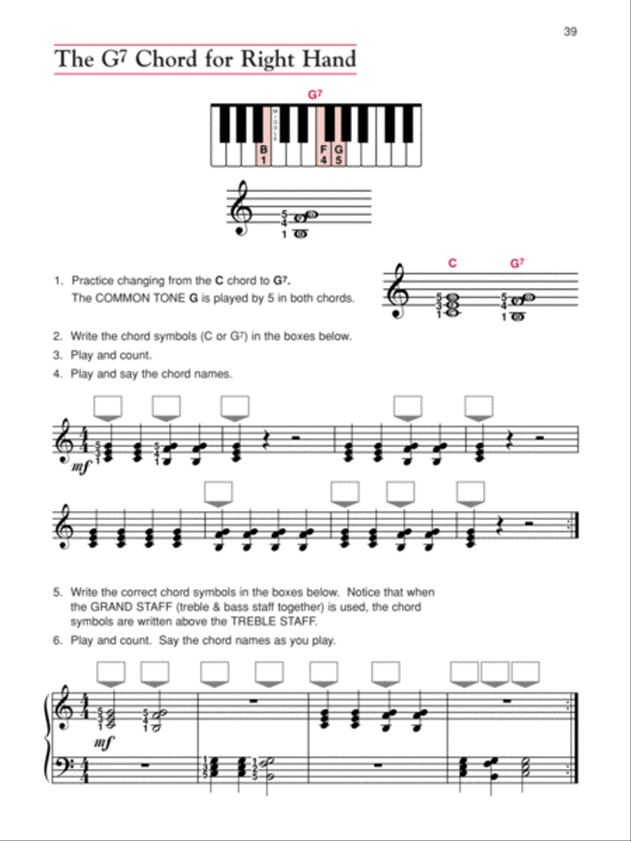 Alfred's Basic Adult All-in-One Course, Book 1 Piano Method scores gallery preview page 6
