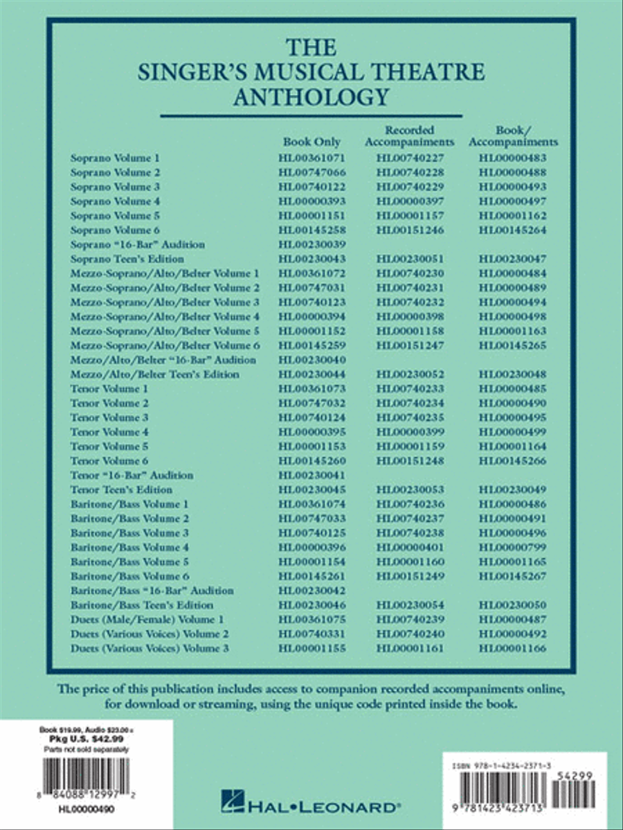 Singer's Musical Theatre Anthology – Volume 2 Tenor Voice scores gallery preview page 10