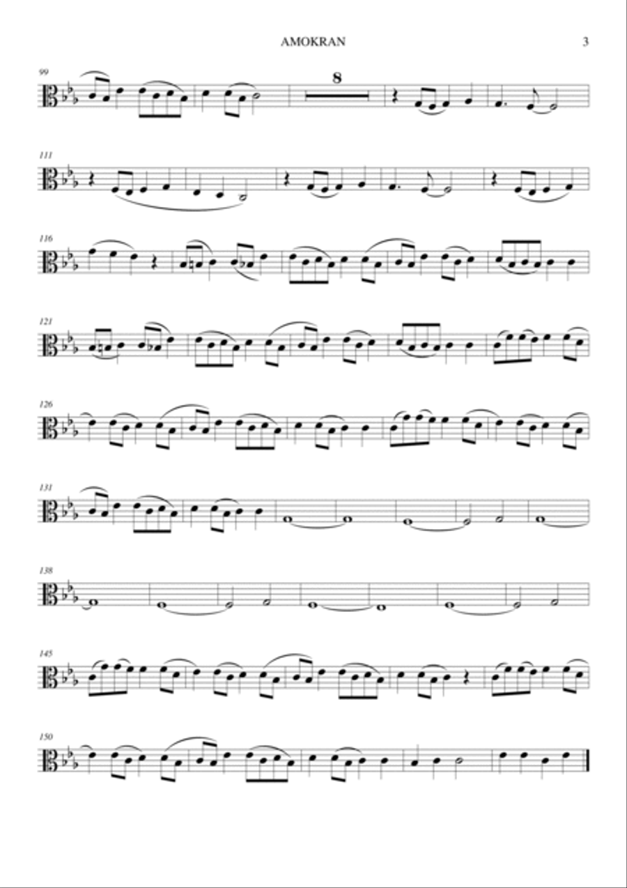 Danse amokrane pout orchestre Full Orchestra scores gallery preview page 4