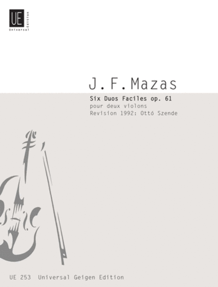 Jacques Fereol Mazas : Easy Duos