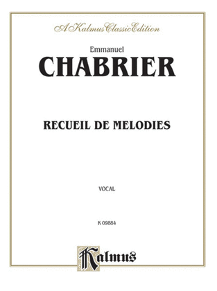 Book cover for Recueil de Melodies