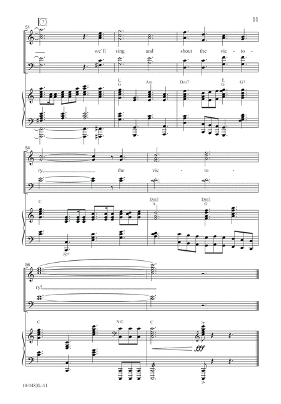 When We All Get to Heaven 4-Part scores gallery preview page 11