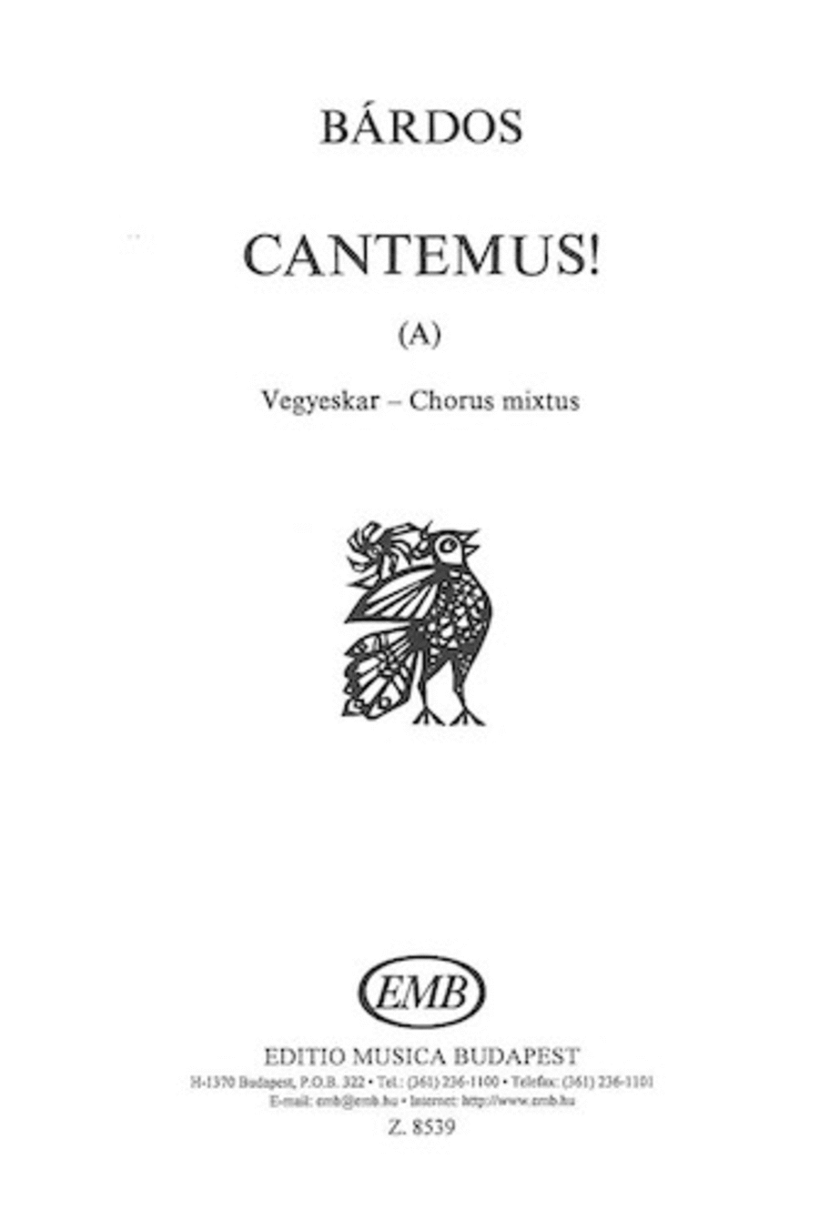 Cantemus (A) (to words by the composer) 4-Part scores gallery preview page 1