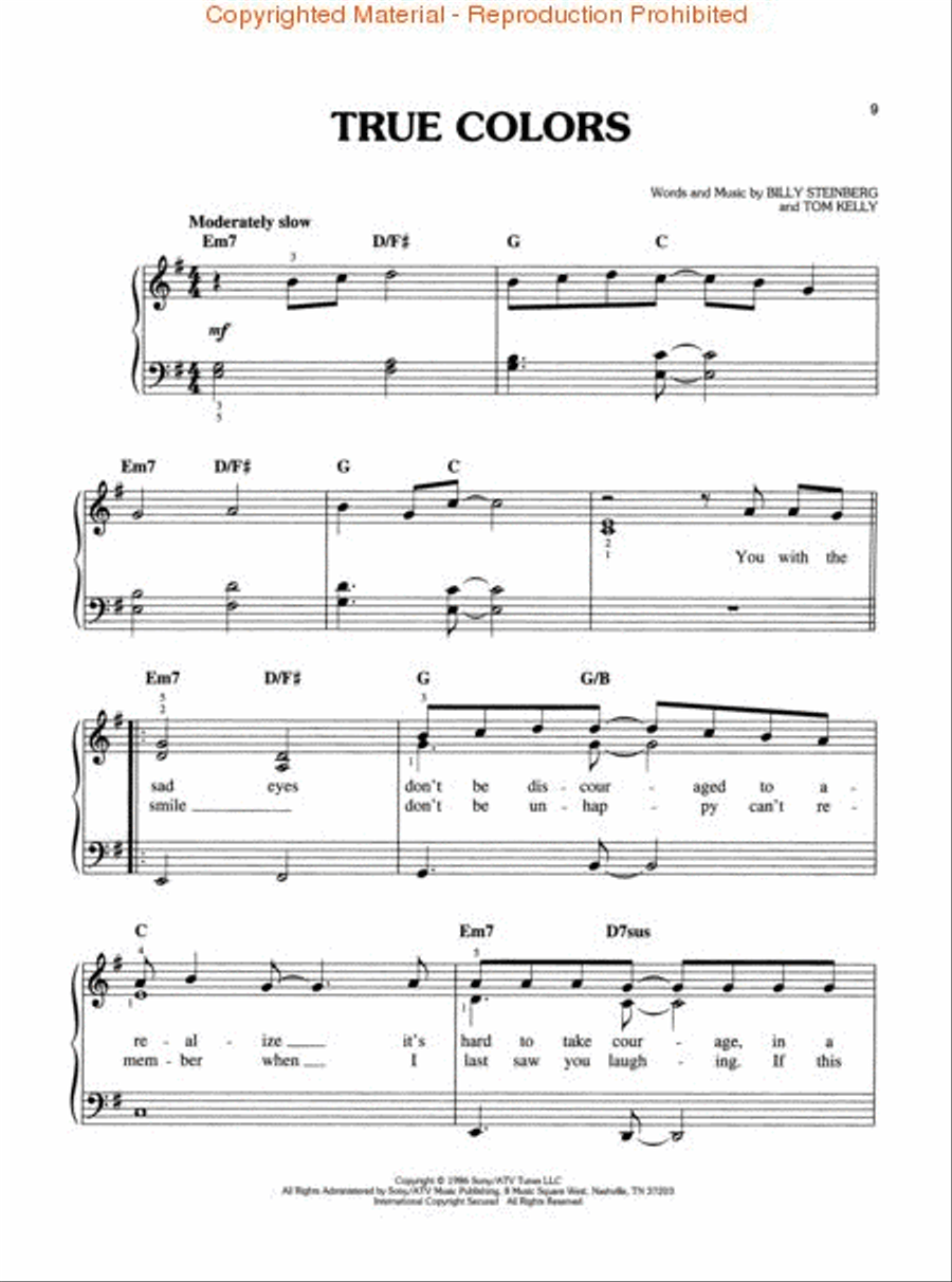 Phil Collins – Hits Phil Collins – Hits Easy Piano scores gallery preview page 3