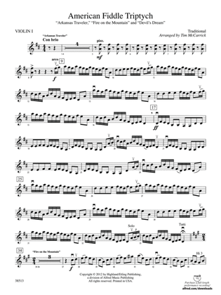 American Fiddle Triptych: 1st Violin