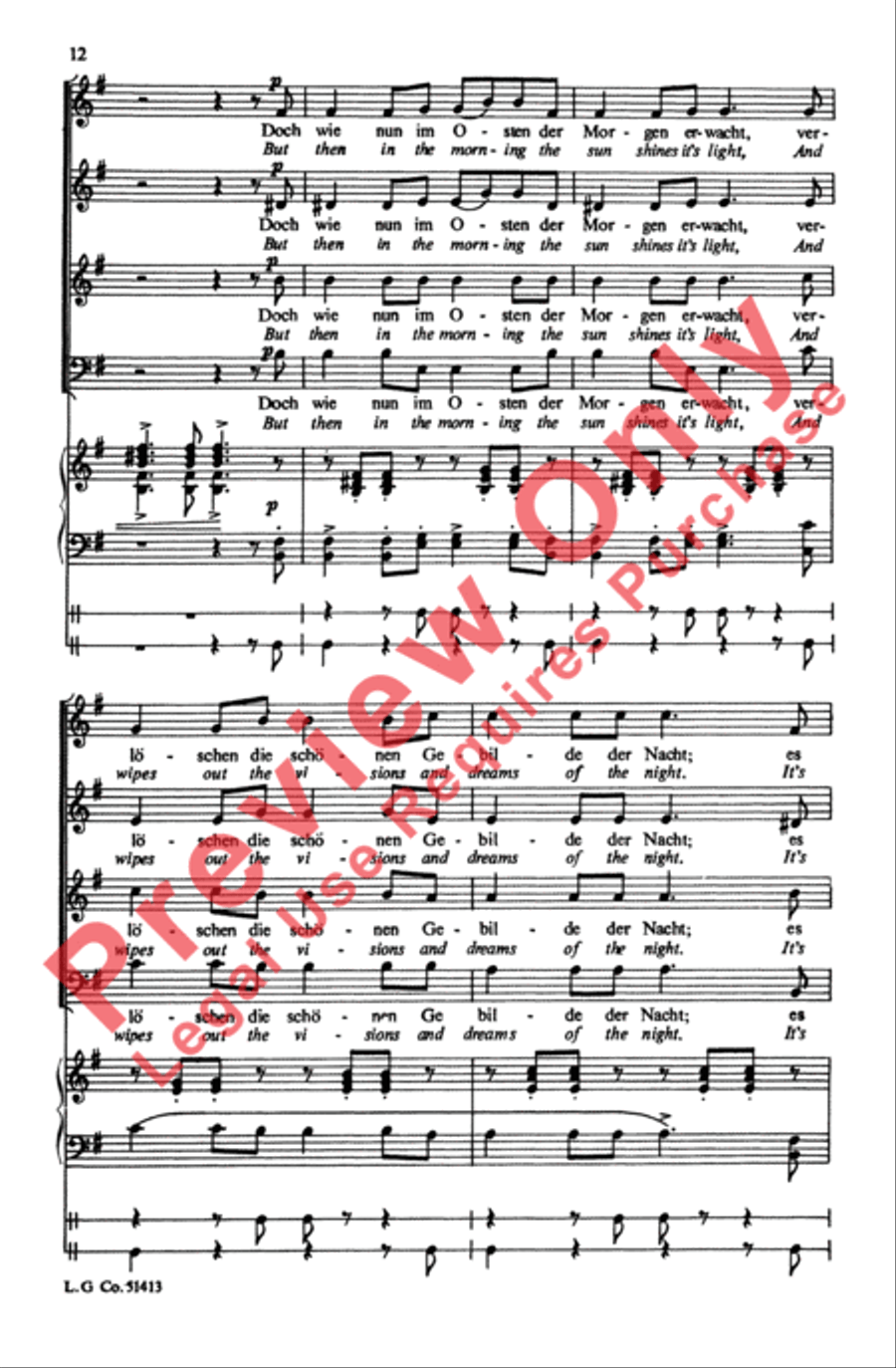 Zigeunerleben Choir scores gallery preview page 27