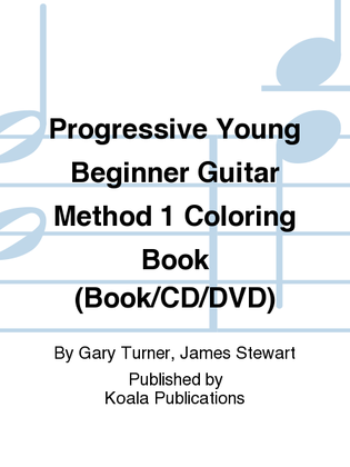 Book cover for Progressive Young Beginner Guitar Method 1 Coloring Book (Book/CD/DVD)