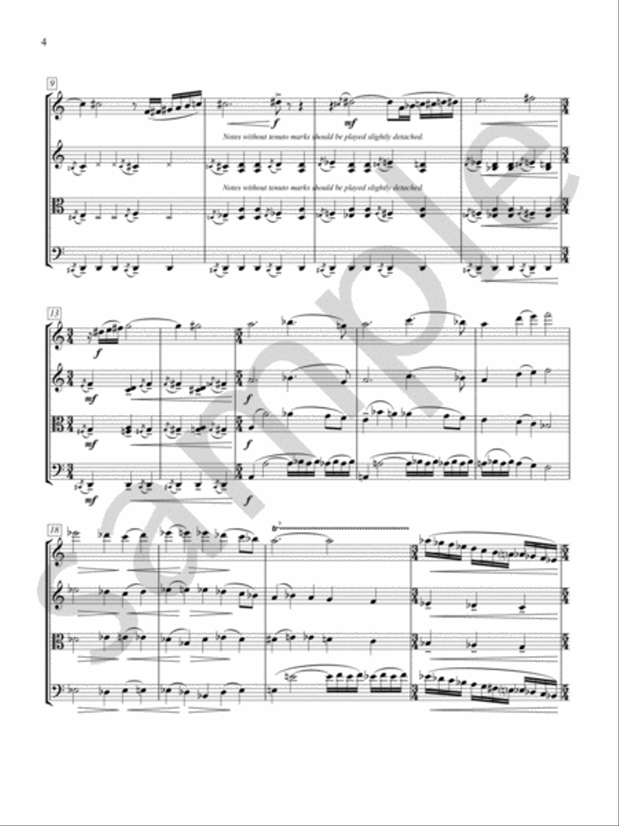 Athena Triumphant Athena Triumphant Chamber Music scores gallery preview page 5