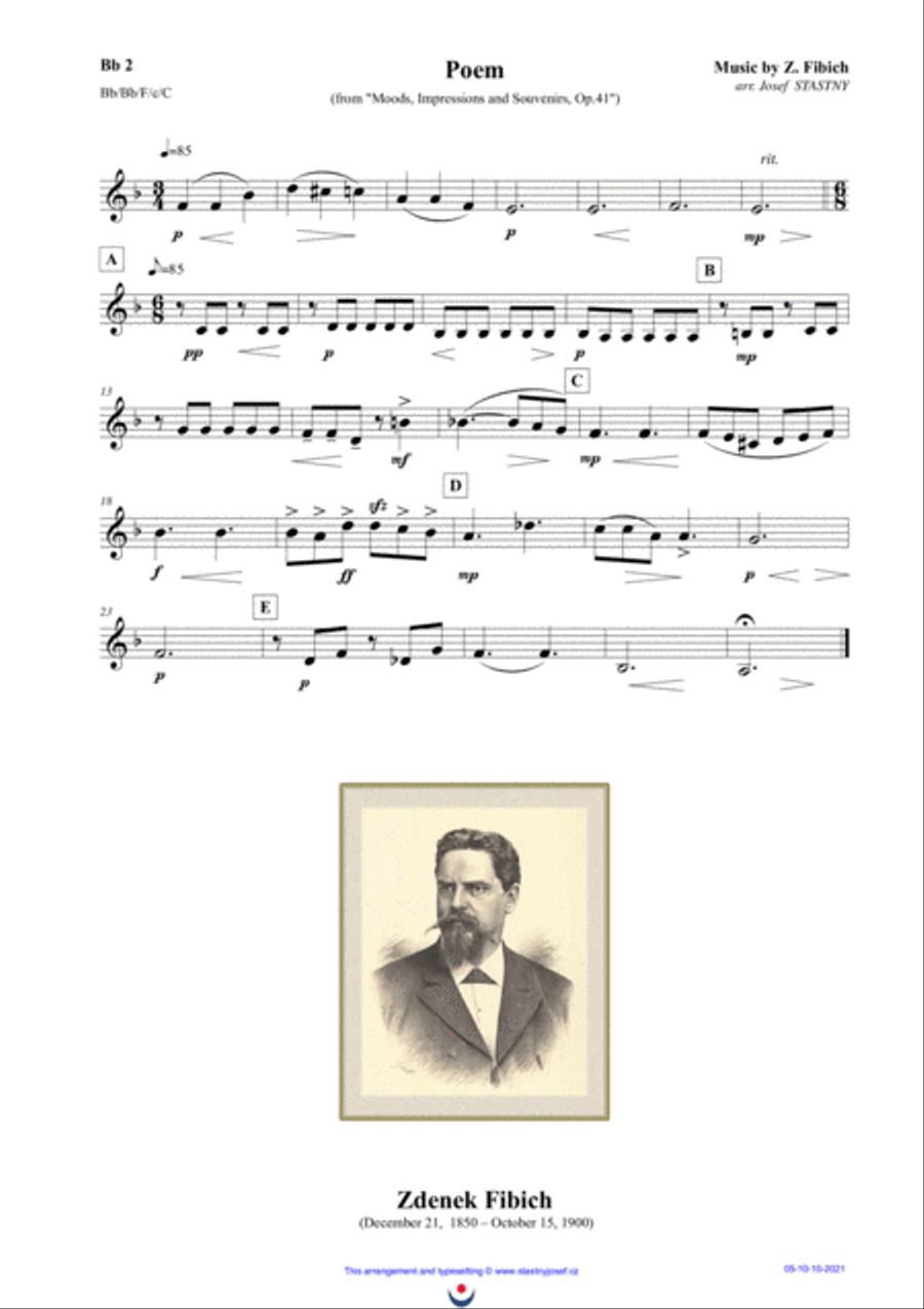 Poem Brass Ensemble scores gallery preview page 3