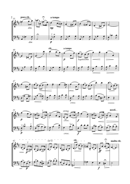 SALUT D'AMOUR String Duo, Early Intermediate Level for violin and cello image number null