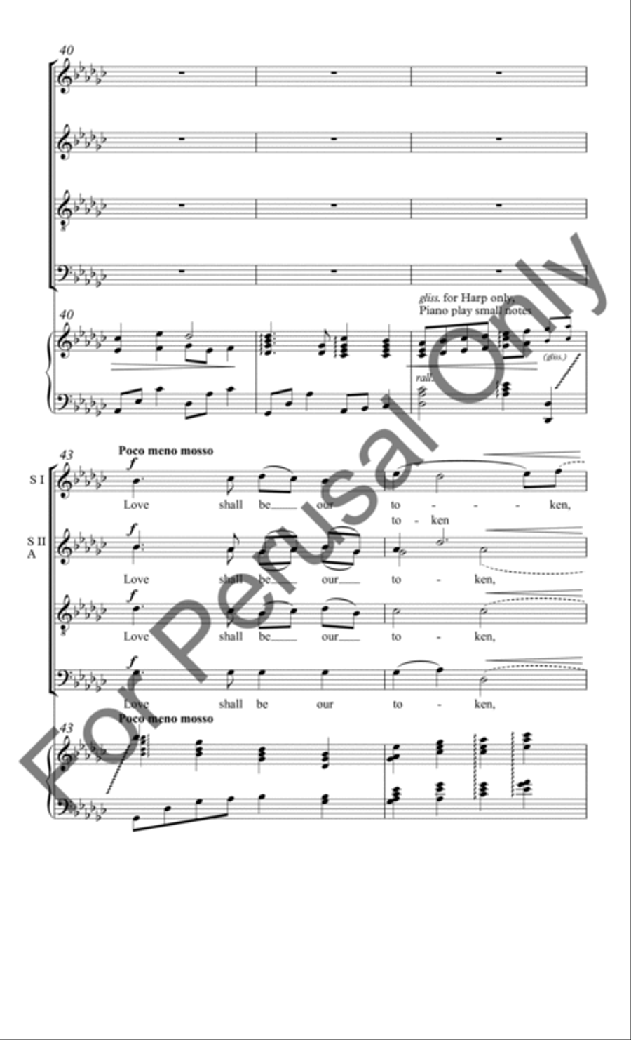 Love Came Down at Christmas (Choral Score) 4-Part scores gallery preview page 8