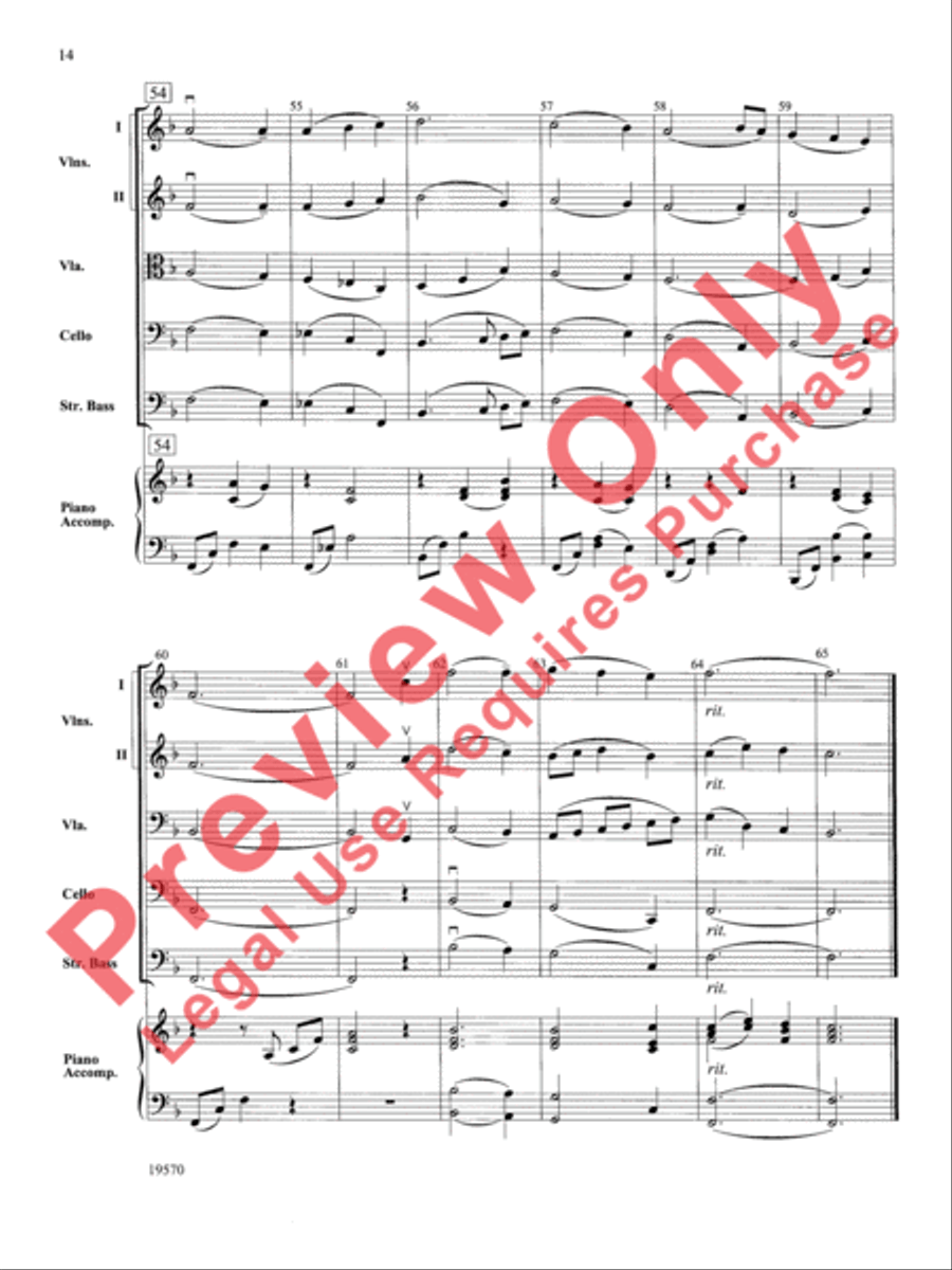 Johnny Appleseed Suite Johnny Appleseed Suite String Orchestra scores gallery preview page 15