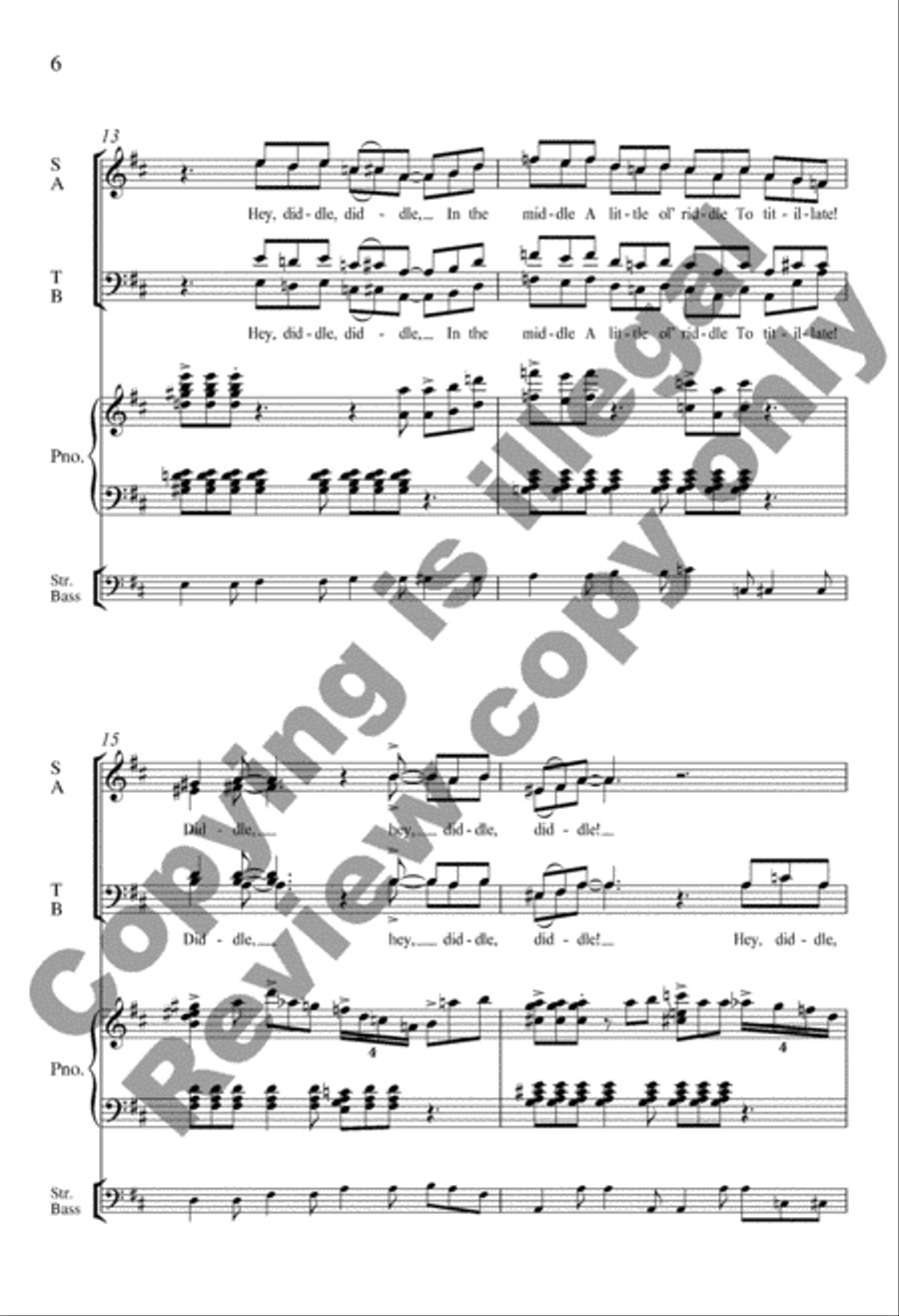 Hey, Diddle, Diddle Divisi scores gallery preview page 6