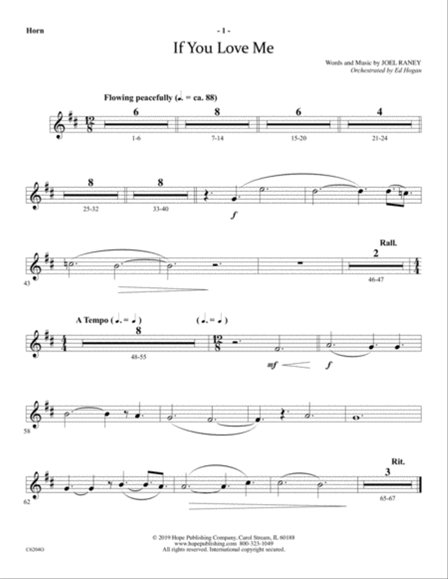 If You Love Me Choir scores gallery preview page 21