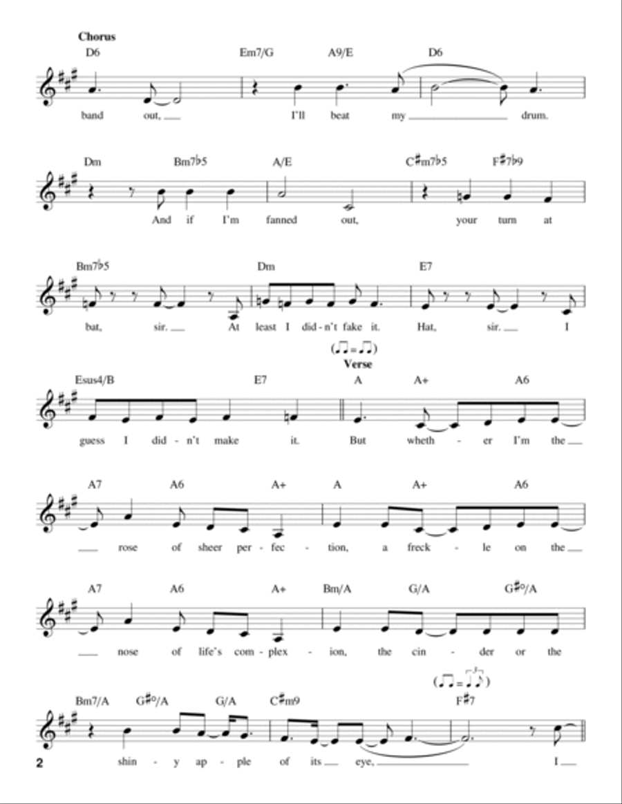 Don't Rain On My Parade Voice scores gallery preview page 2