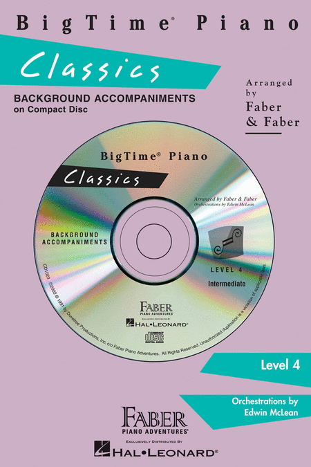 BigTime Piano Classics CD