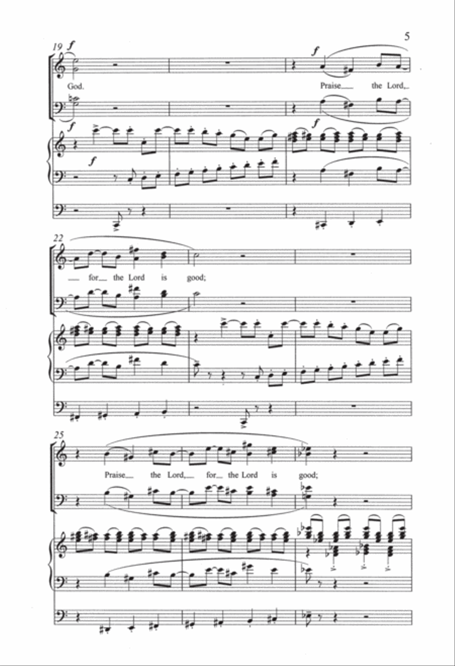 Laudate nomen 4-Part scores gallery preview page 5