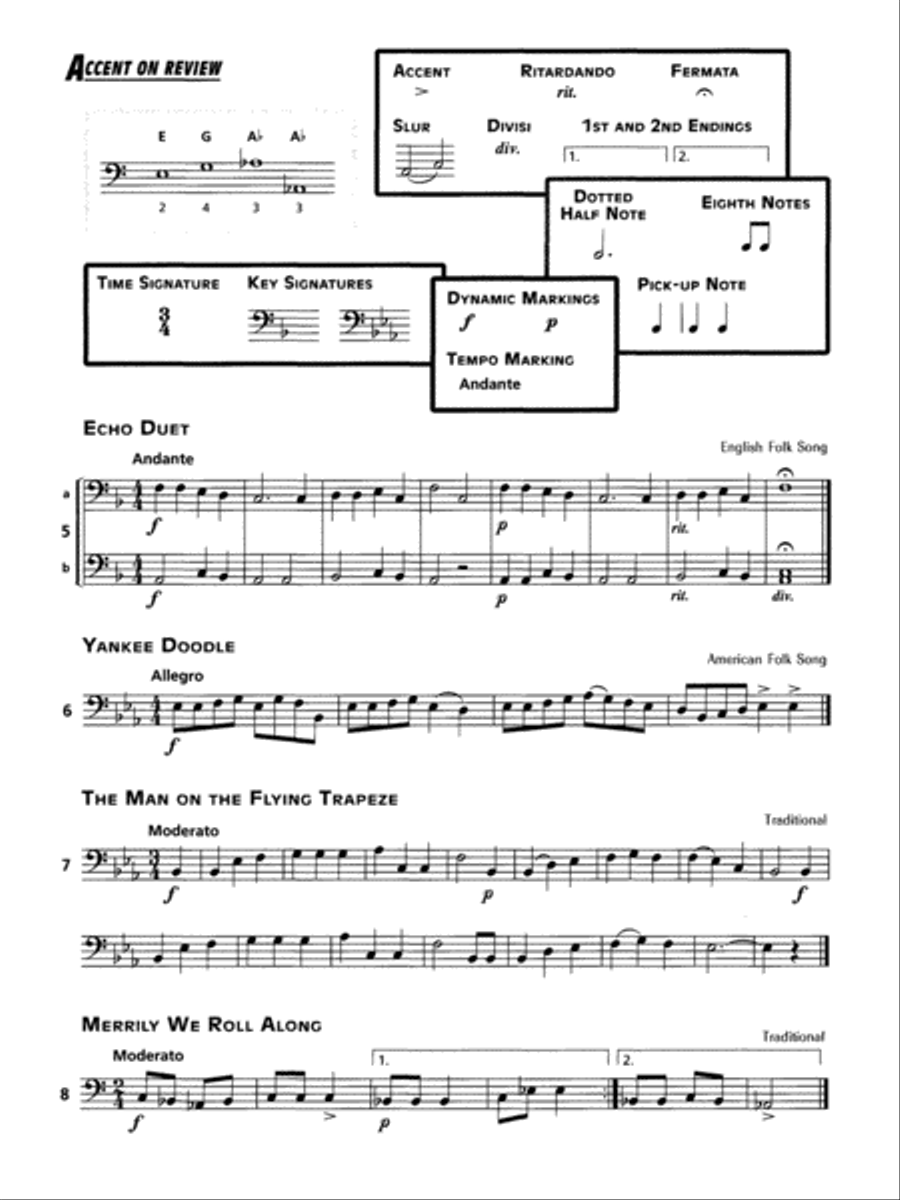 Accent on Achievement, Book 2 Concert Band Methods scores gallery preview page 2