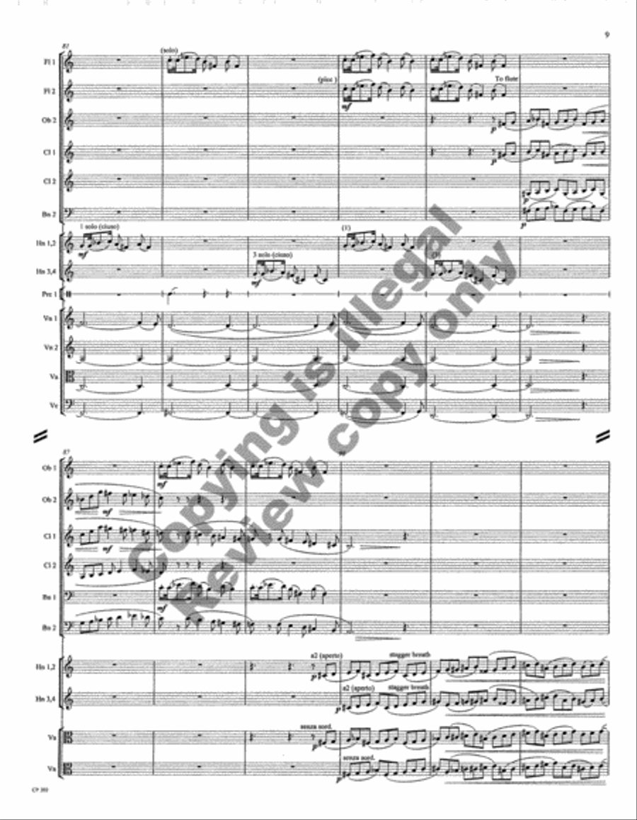 Symphony No. 1 Full Orchestra scores gallery preview page 113