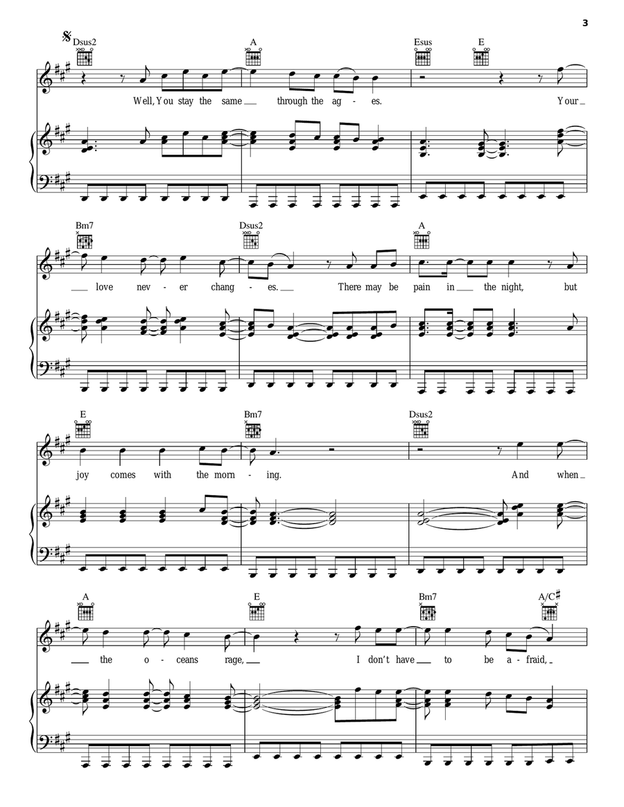 Your Love Never Fails Acoustic Guitar scores gallery preview page 3