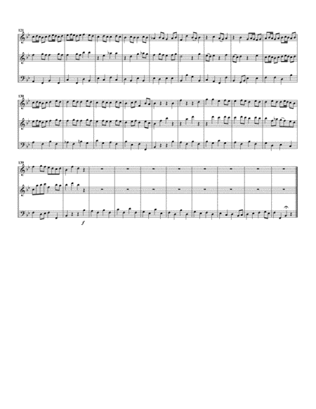 Wie eilen mit schwachen from cantata BWV 78 (arrangement for 3 recorders)