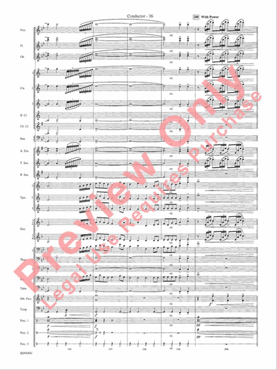 Ireland: Of Legend and Lore Concert Band scores gallery preview page 41