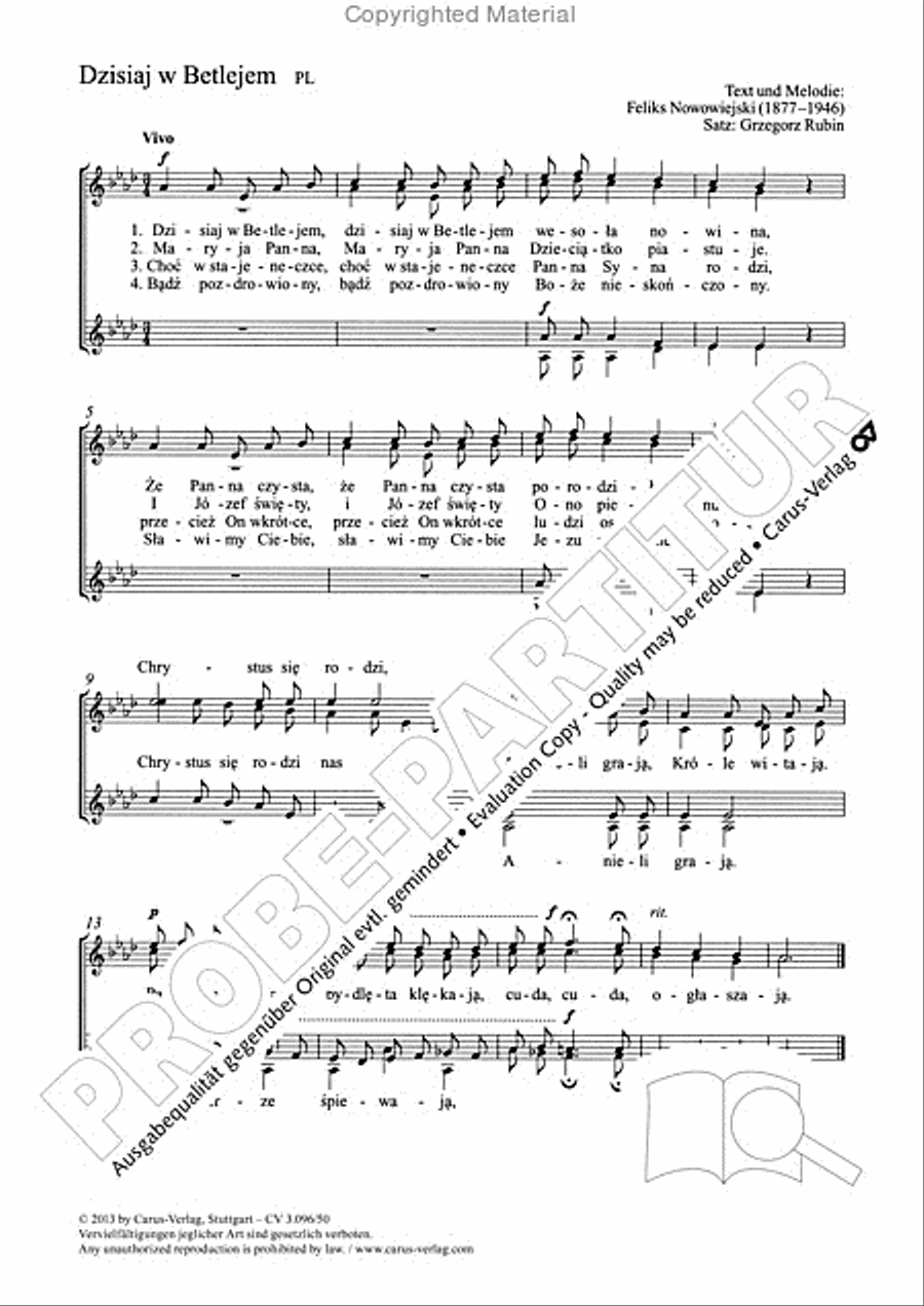 Dzisiaj w Betlejem SSAA scores gallery preview page 2