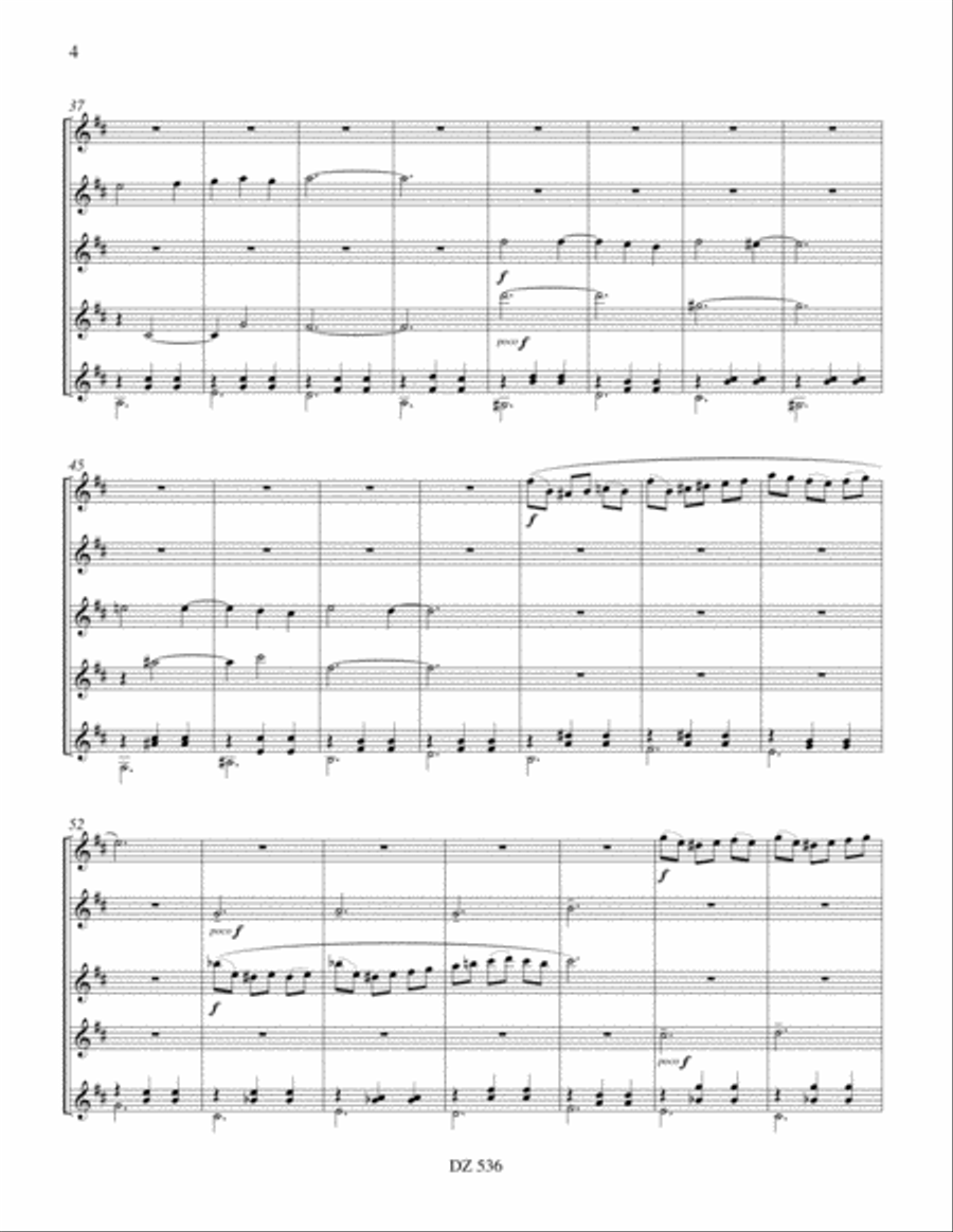 La valse à Dédé Guitar Ensemble scores gallery preview page 4