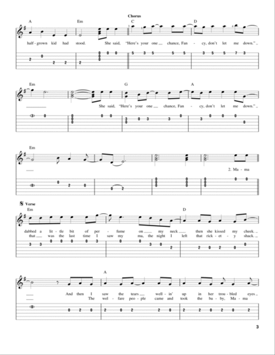 Fancy Electric Guitar scores gallery preview page 3