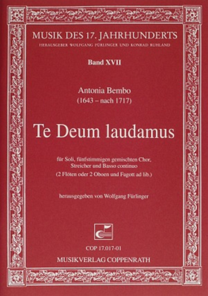 Book cover for Te Deum laudamus