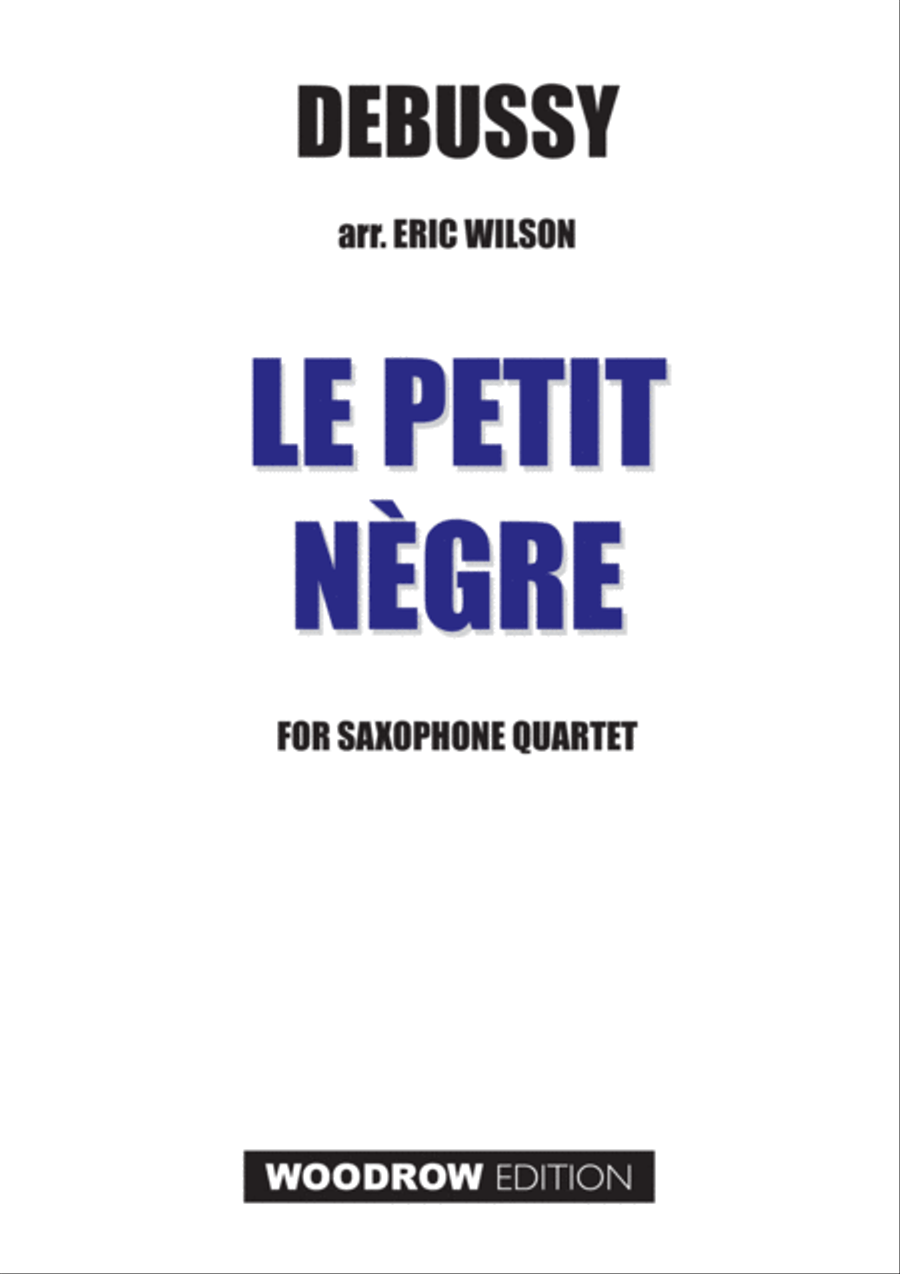 Le Petit Nègre Woodwind Quartet scores gallery preview page 1