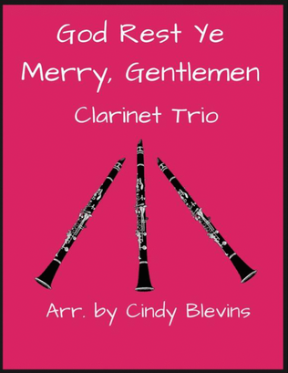 Book cover for God Rest Ye Merry, Gentlemen, for Clarinet Trio