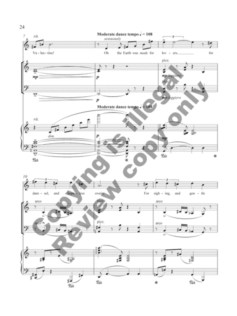Flowers of the Soul: A Song Cycle for Soprano Solo, Violin, Violoncello and Piano (Full/Vocal Score)